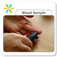 taking a blood sample